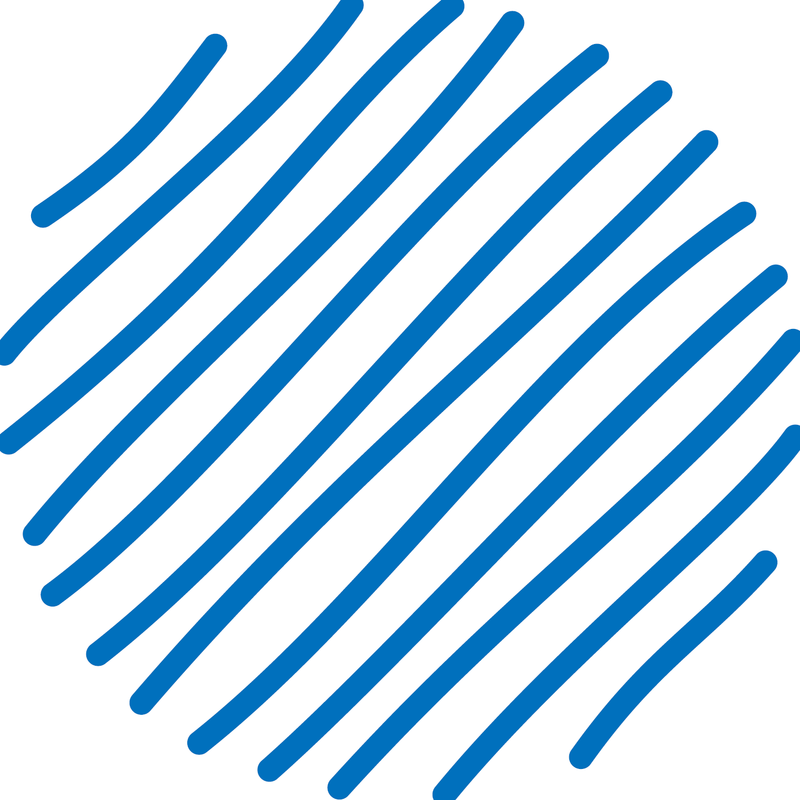 Sakura Gelly Roll Retractable 08 Blue swatch: diagonal blue gel lines on white paper