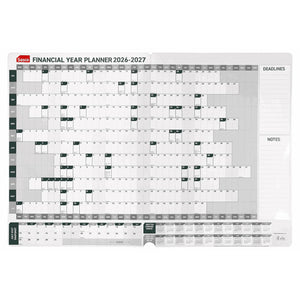 Sasco 2026-2027 Financial Year Wall Planner 870 x 610mm - image 1
