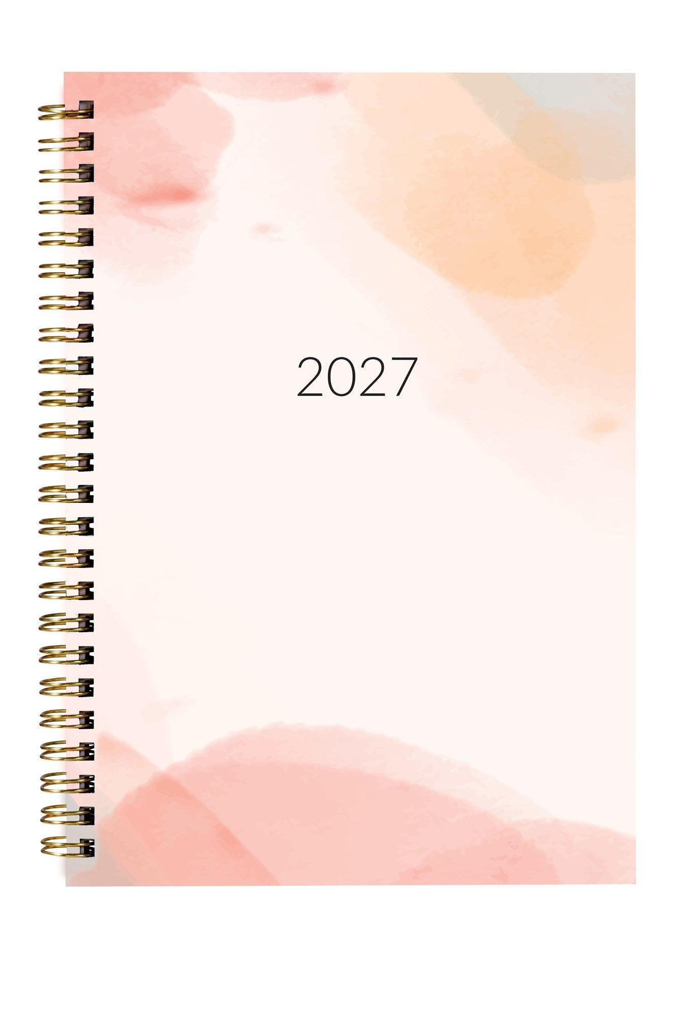 Sasco Life Design Nova Diary 2027 A5 Week To View shown front on, the nova print cover, closed flat against a plain background.