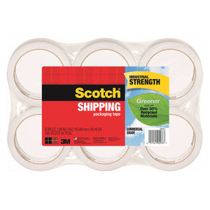 Scotch 3750G Greener Shipping Packaging Tape 48mm x 45m Pack of 6 - image 1