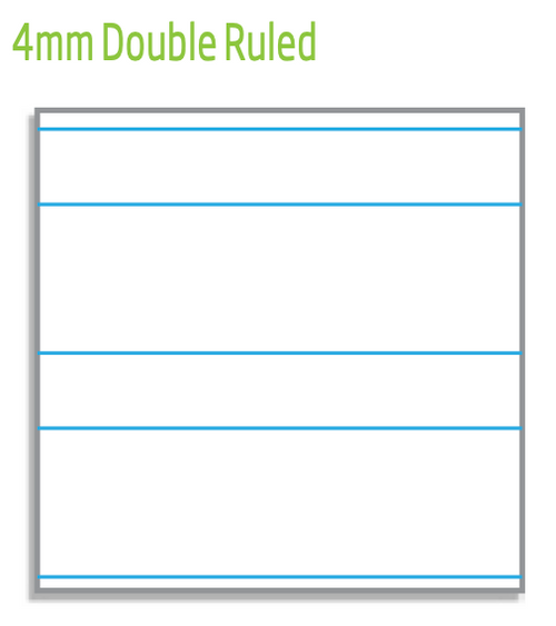Olympic NSW Student Notebook Double Ruled 4mm Navy Blue 250 x 175mm Box of 20