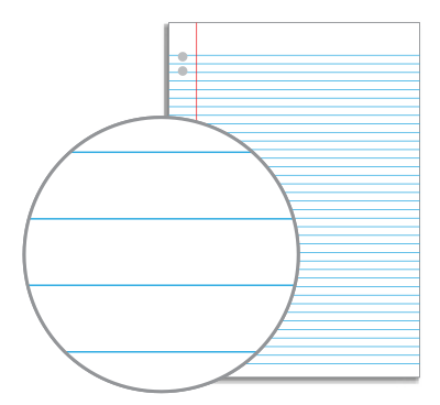 Olympic Botany Book A4 64 Pages 18mm Feint Ruled Pack of 20