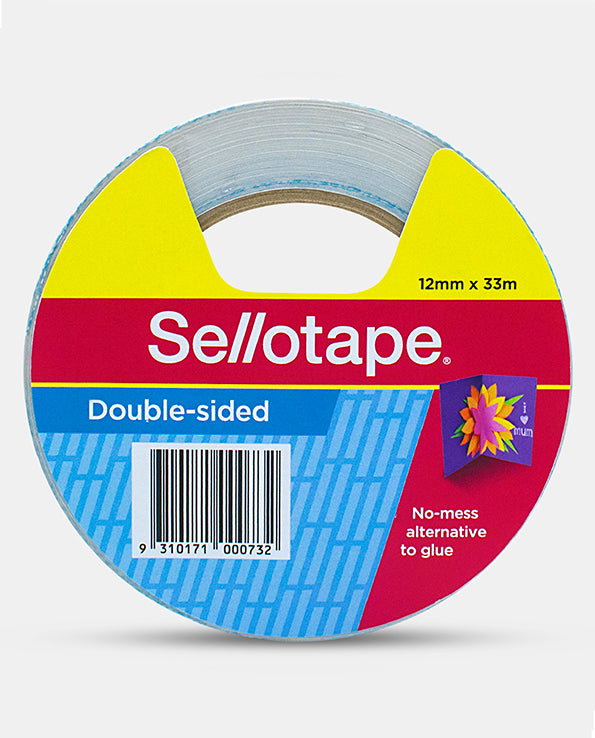 SELLOTAPE Double Sided Tape 12mm x 33m - front view