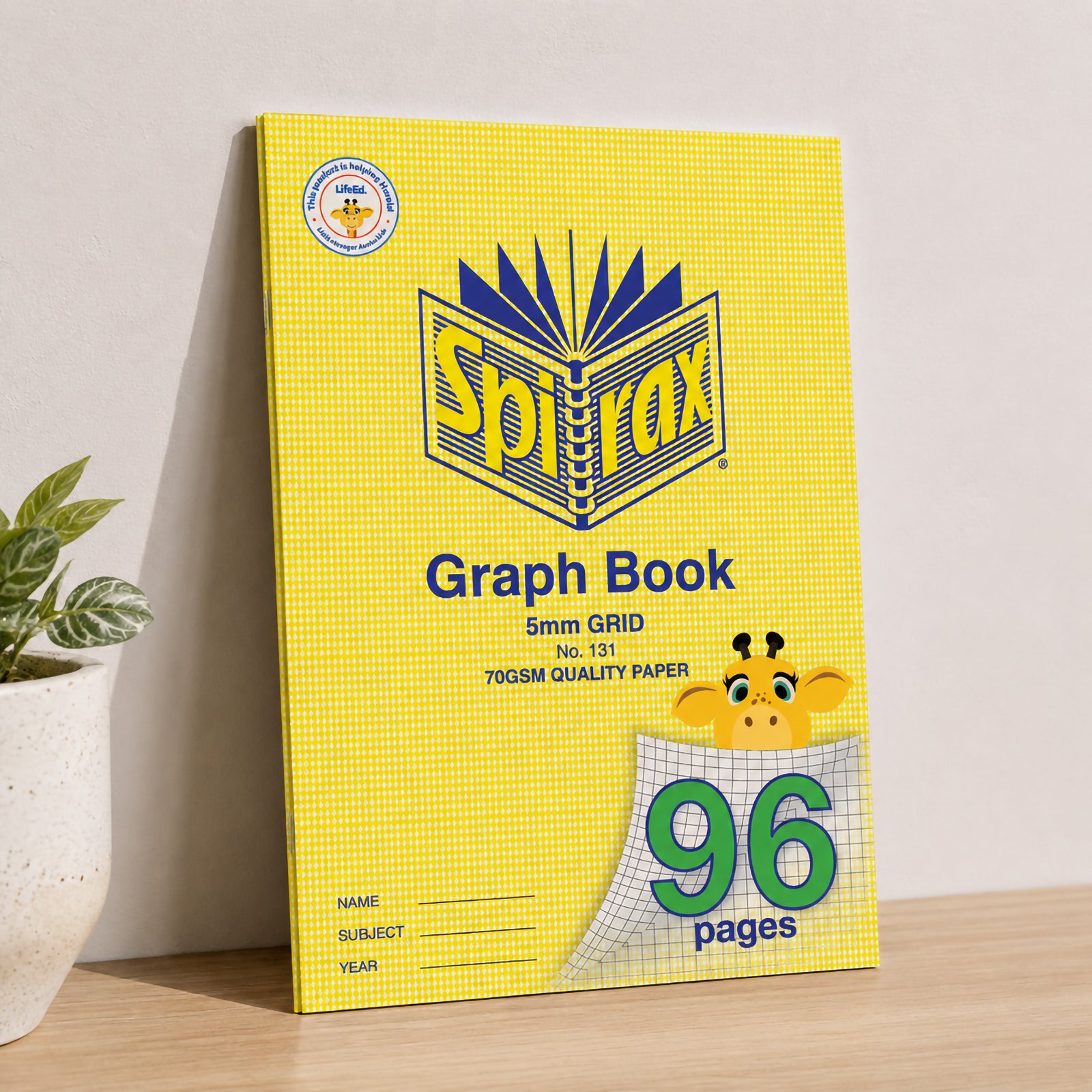 Spirax 131 A4 Graph Book 5mm Grid 96 Pages Pack of 10 - image 2