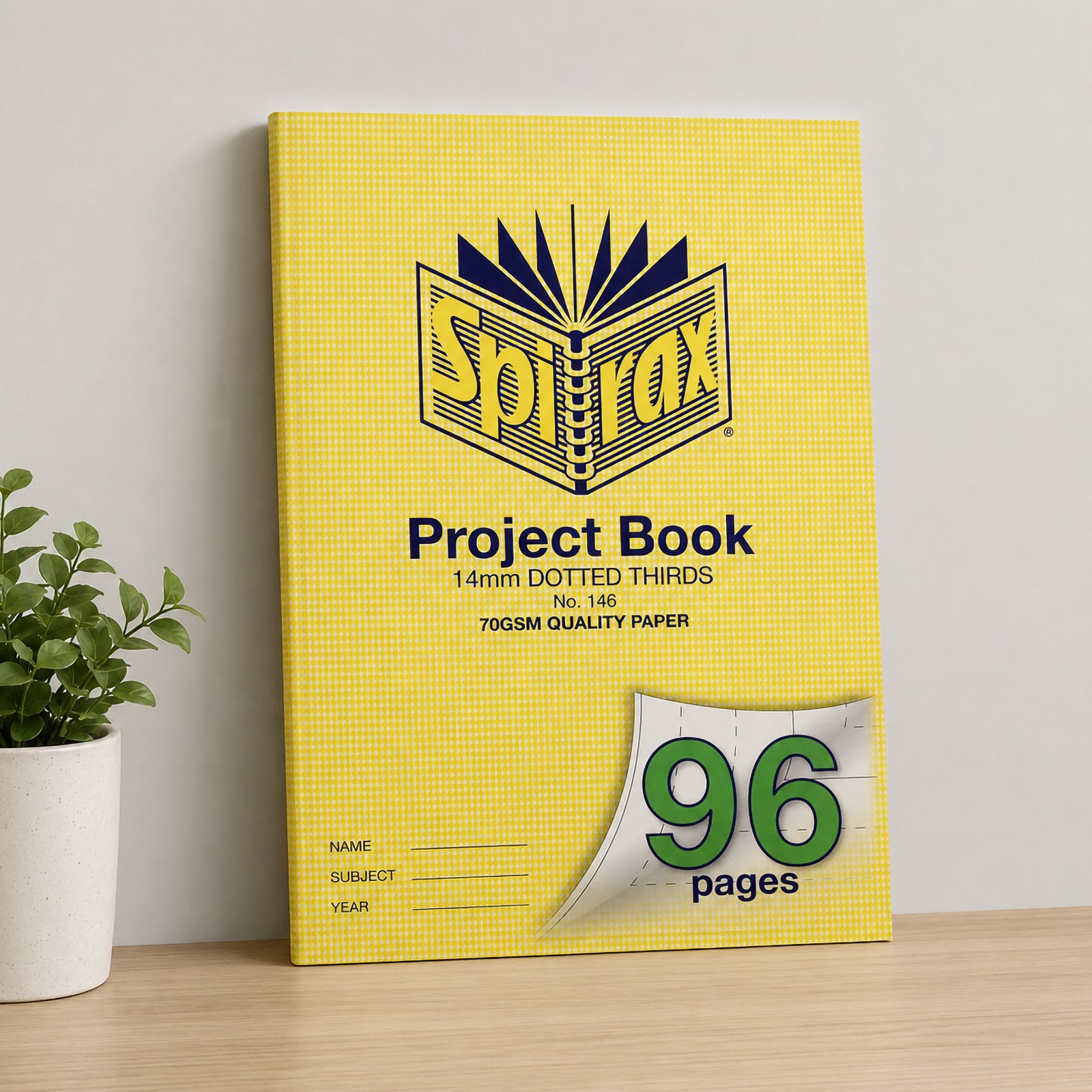 Spirax 146 A4 Project Book 96 Page 14mm Double Tramline Pack of 10 - image 4