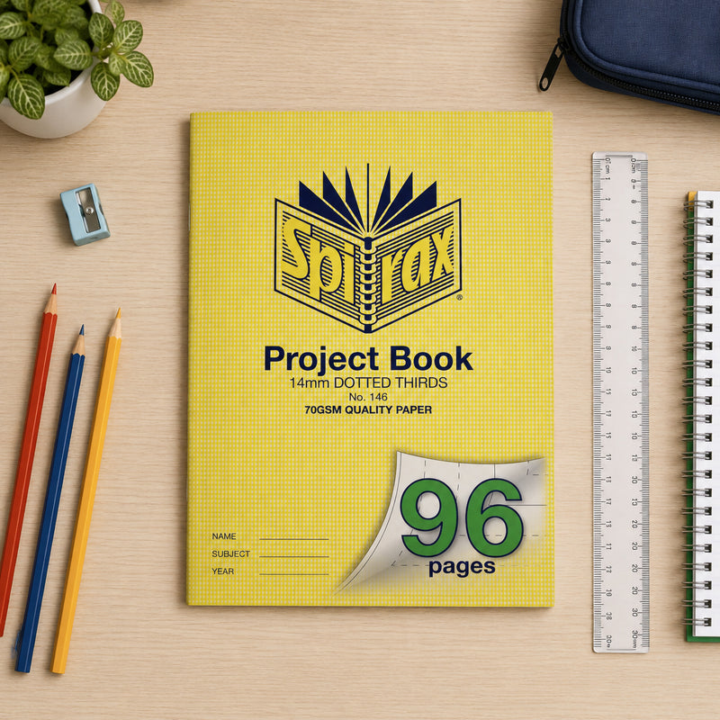 Spirax 146 A4 Project Book 96 Page 14mm Double Tramline Pack of 10 - image 5