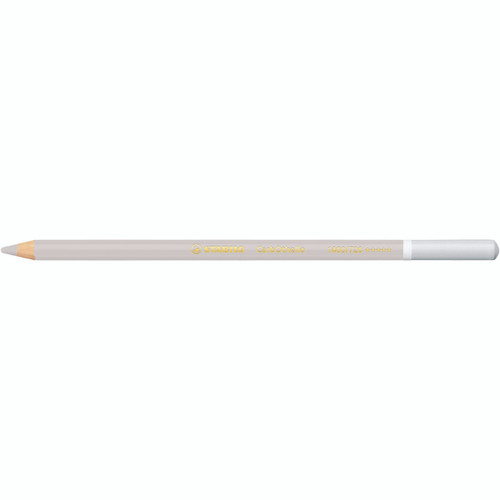 Stabilo CarbOthello chalk-pastel coloured pencil in Cold Grey 1 shown on a white background