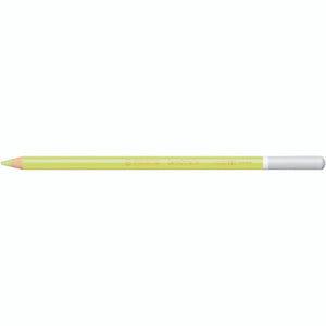 Stabilo CarbOthello chalk-pastel coloured pencil in Leaf Green Pale showing the full pencil length and colour band