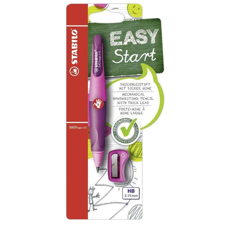 Stabilo EasyErgo 3.15 Right Hand Mechanical Pencil with Sharpener Pink - image 1