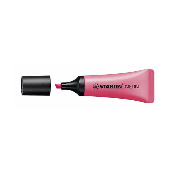 Stabilo Neon Highlighter Box of 10 Pink - image 2