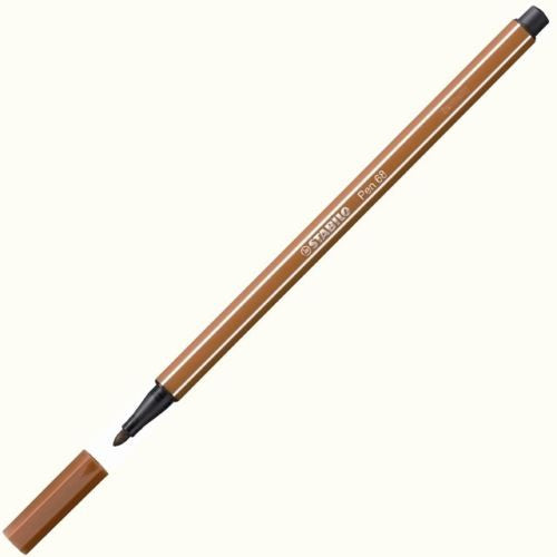 Stabilo Pen 68 Premium fibre tip pen in Sanguine, front view on white background