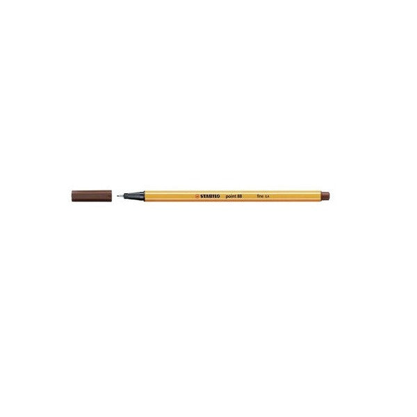Stabilo Point 88 Fineliner Brown Box of 10 - image 1