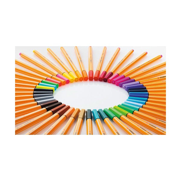 Stabilo Point 88 Fineliner Yellow Box of 10 - image 4