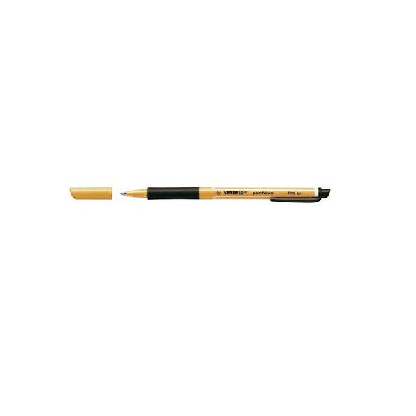 Stabilo Point Visco Rollerball Gel Pen 0.5mm Black Box of 10 - image 1
