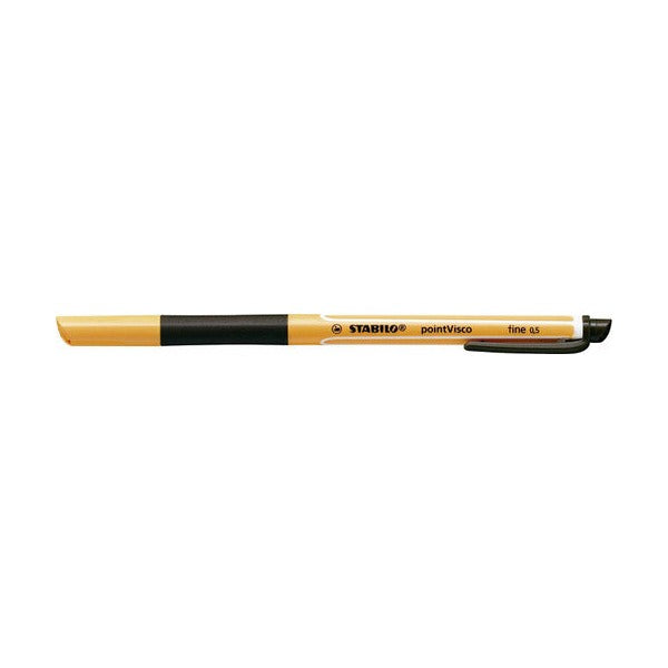 Stabilo Point Visco Rollerball Gel Pen 0.5mm Black Box of 10 - image 2