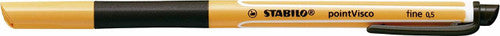 Stabilo Point Visco Rollerball Gel Pen 0.5mm Black Box of 10 - image 2