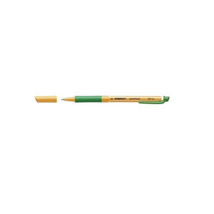 Stabilo pointVisco 0.5mm green rollerball gel pen, single pen view