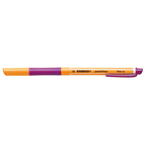 Stabilo pointVisco rollerball gel pen in lilac with 0.5mm tip