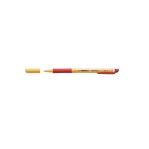 Stabilo pointVisco 0.5mm red rollerball gel pen front view