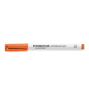 Staedtler Lumocolor Whiteboard Pen Fine Tip Orange Box 10 301-4