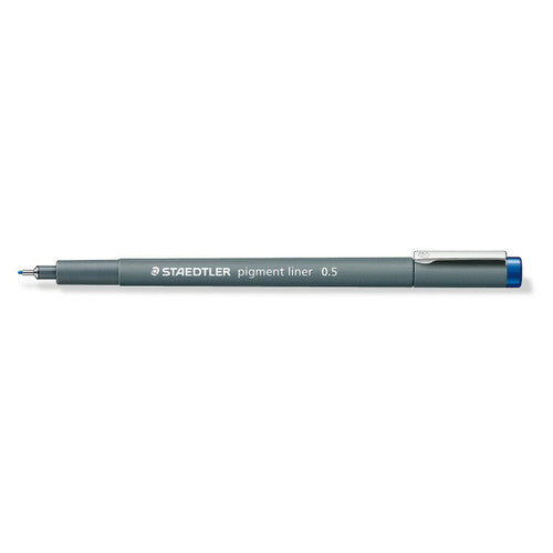Staedtler 308 05-3 Pigment Liner 0.5mm Blue Box of 10 - image 1