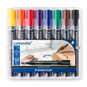 Staedtler Lumocolor Permanent Bullet Wallet 8 Assorted 352 WP8