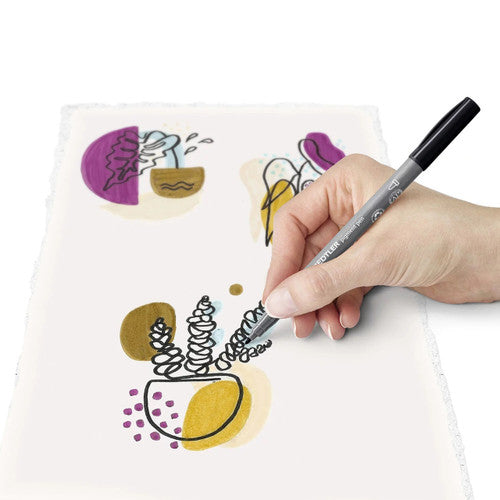 Staedtler 371 Design Journey Pigment Arts Brush Line Art x Botanical Set - image 2