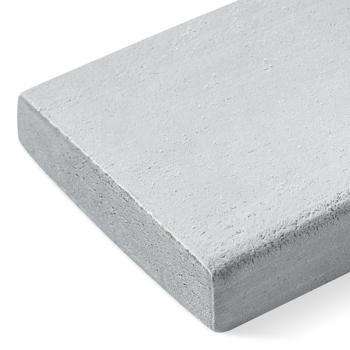 Close-up of the textured grey surface and edge of a Staedtler 5427 kneadable eraser