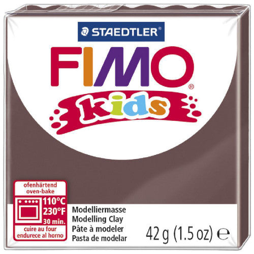 Earlier white FIMO kids pack design for brown 8030-7, 42 g (1.5 oz), shown as previous packaging