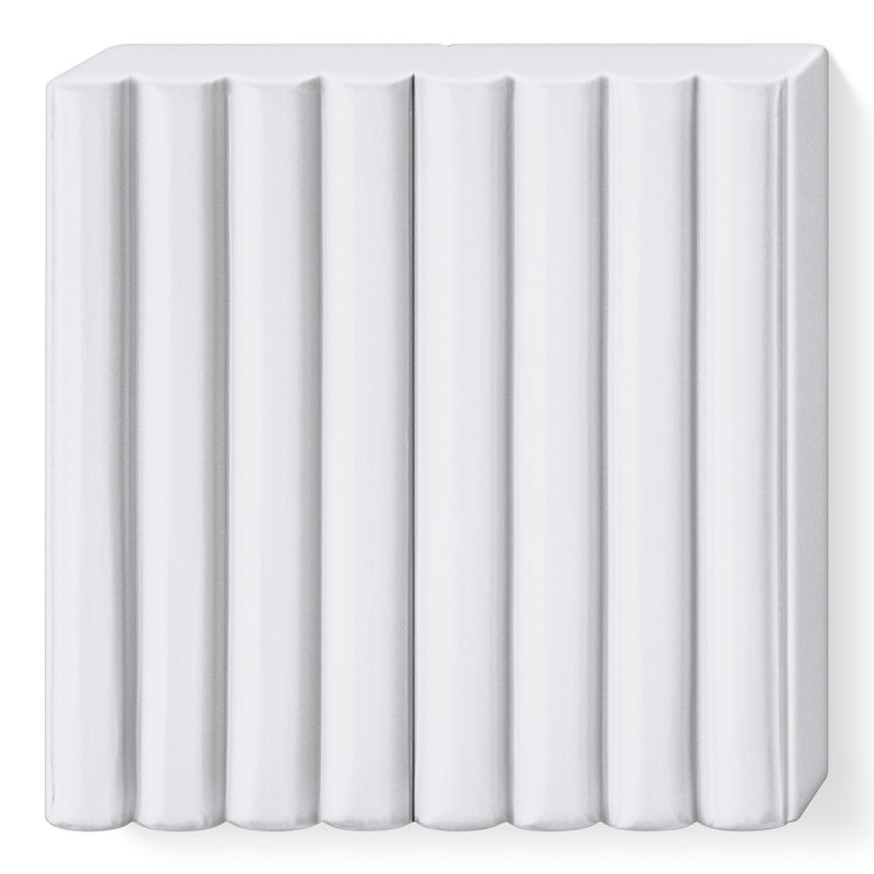 Unwrapped light grey FIMO kids block 8030-80 in pale grey with its 8 ribbed portions