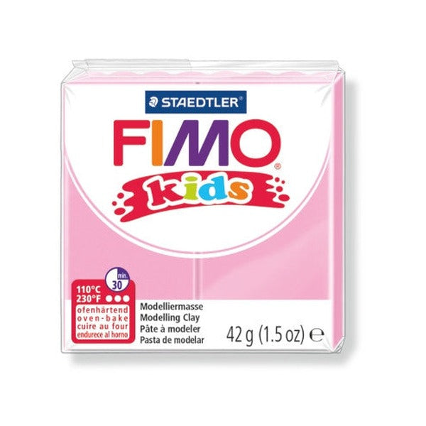 Earlier white FIMO kids pack design for light pink 8030-25, 42 g (1.5 oz), shown as previous packaging