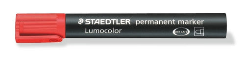 Staedtler Lumocolor Permanent Marker Red Bullet Tip 352-5
