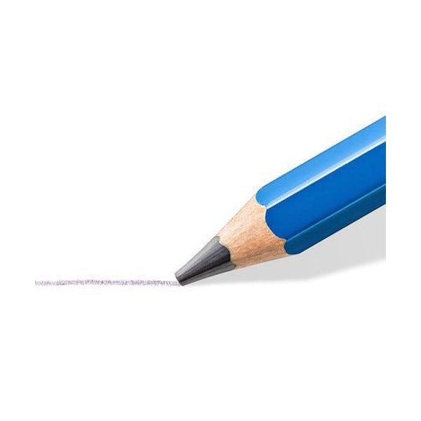 Staedtler Mars Lumograph Jumbo 2B Drawing Pencil Box 6 100J-2B – view 3