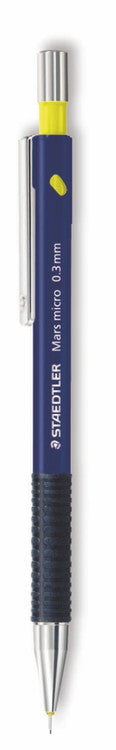 Staedtler Mars Micro 775 03 mechanical pencil with 0.3mm lead and retractable metal sleeve