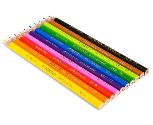 Staedtler Noris Club Maxi Learner Coloured Pencils Light Green Pack 12 126 12-50 – view 2