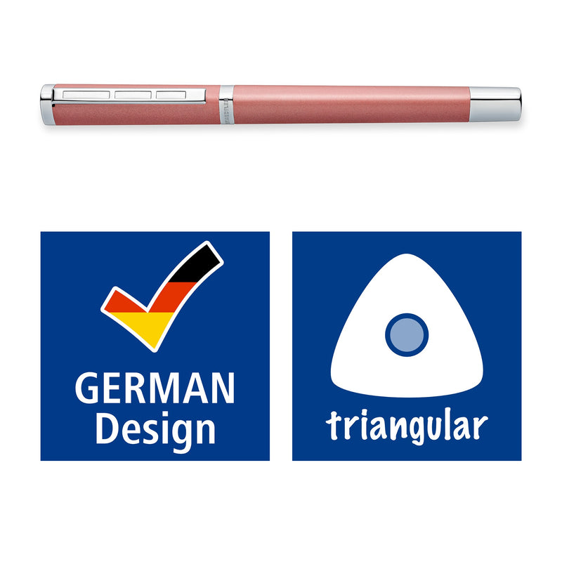 Staedtler pictograms for German Design and the triangular triplus grip