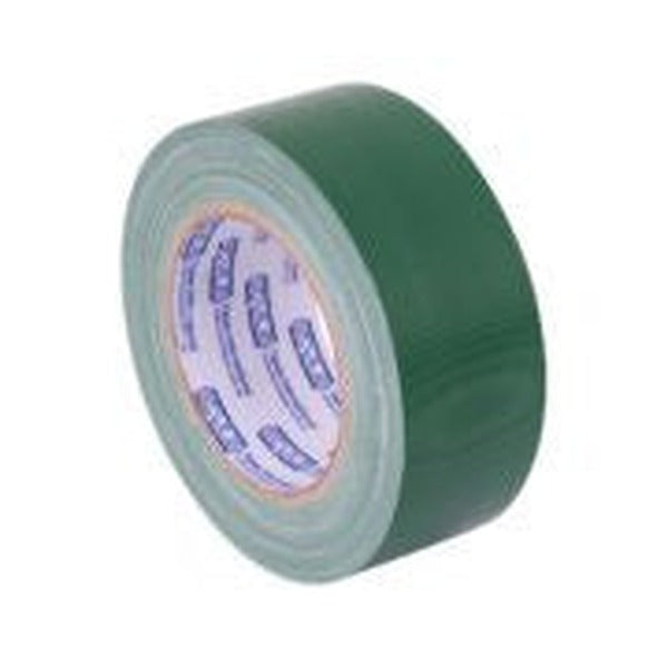 Stylus 370 green cloth tape roll 48mm x 25m front view