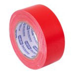 Stylus 370 GP red cloth tape 48mm x 25m roll on white background