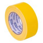 Stylus 370 yellow cloth tape roll 48mm x 25m on white background