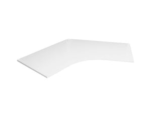 Rapidline Corner Workstation Top 1500 x 1500 x 700 x 25mm with Cable Port Only Natural White