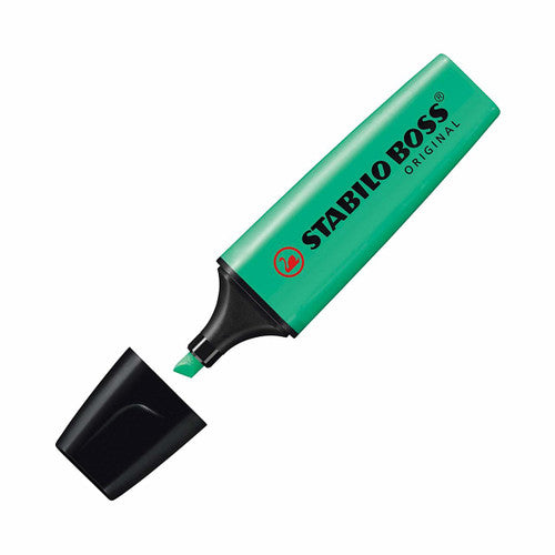 Stabilo Boss Original Chisel Tip Highlighter Box of 10 Turquoise