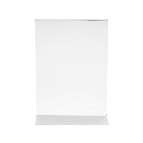 Deflecto Double Sided T-Shape Sign Holder A6 Portrait