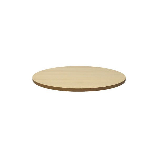 Rapidline Round Table Top 600mm Diameter x 25mm Height Only Natural Oak
