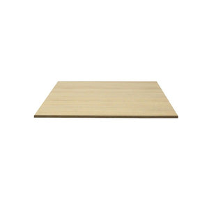 Rapidline square table top in Natural Oak, shown on its own at an angle against a plain white background