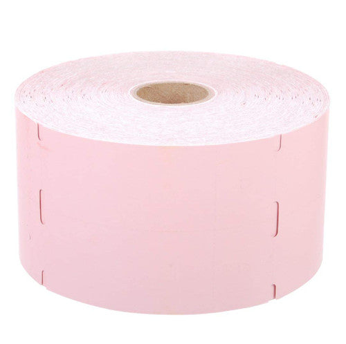 Bala Non-Adhesive Thermal Transfer Synthetic Tags 102 x 153mm Perforated Pink Roll of 500