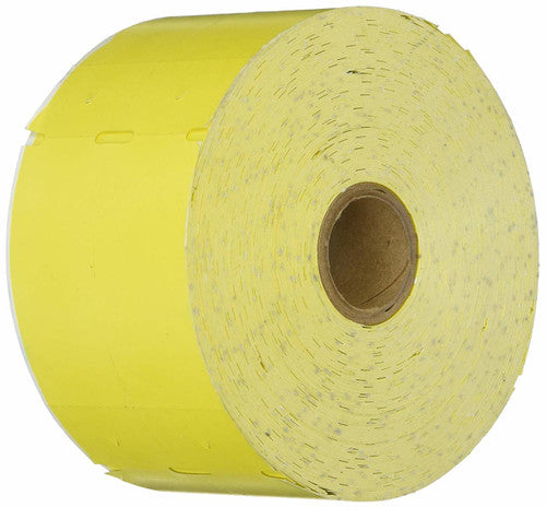 Bala Non-Adhesive Thermal Transfer Synthetic Tags 102 x 153mm Perforated Yellow Roll of 500