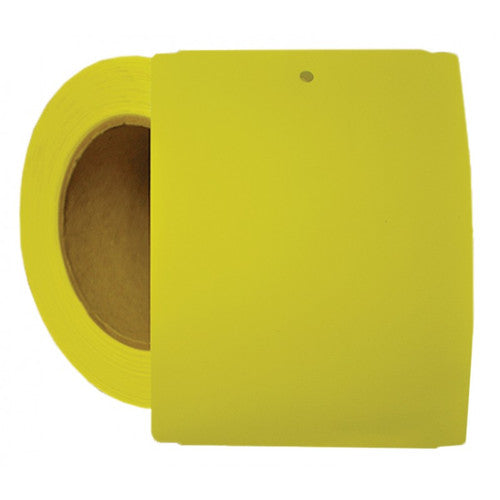 Bala Non-Adhesive Thermal Transfer Synthetic Tags 80 x 25.4mm Core 76mm Perforated Yellow Roll of 7000