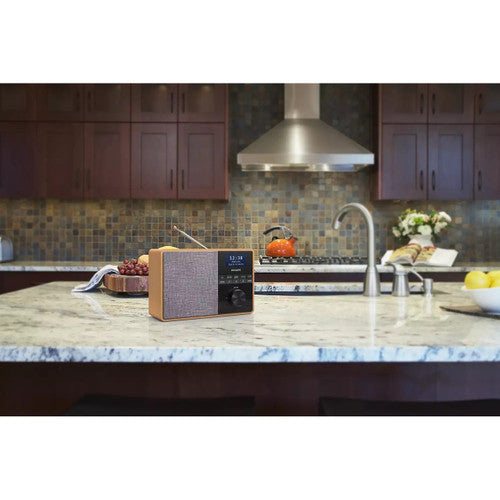 Philips Wooden DAB Plus FM Kitchen Radio with Bluetooth