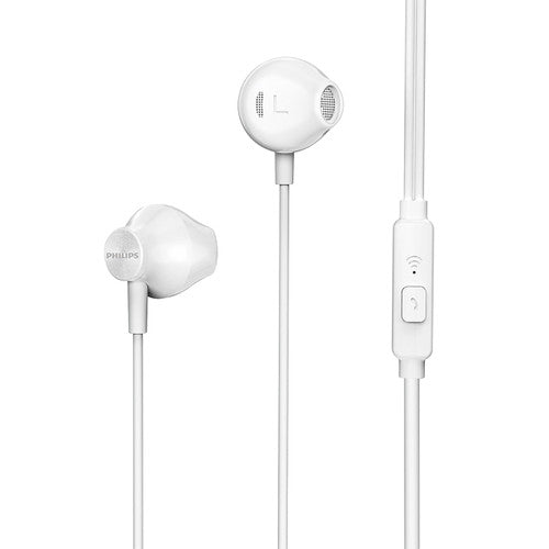 Philips In-Ear Wired Earbud with Mic White