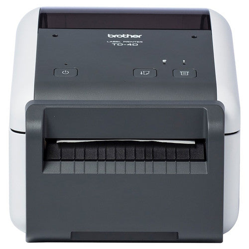 Brother TD-4420DNC 4.3 Inch Direct Thermal Desktop Printer with Cutter, USB and Network Connectivity
